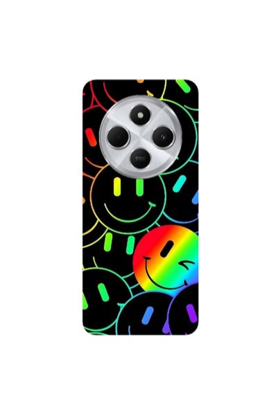 Other Xiaomi Redmi 14c Rainbow Smile Transparent Silicone TPU Θήκη