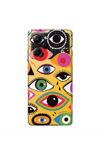 Other Xiaomi Poco X5 Pro Colorful eyes Transparent Silicone TPU Θήκη