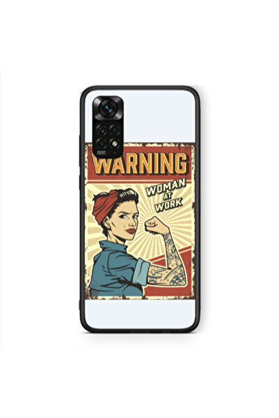 Other Xiaomi Redmi Note 11 Pro 5G Woman at work Black Glossy Θήκη