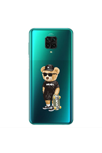 Other Xiaomi Redmi Note 9 Pro Bear with glasses Transparent Silicone TPU Θήκη