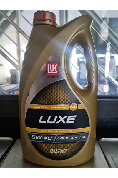 LUKOIL LUXE 5W40 4 LT YARI SENTETİK MOTOR YAĞI