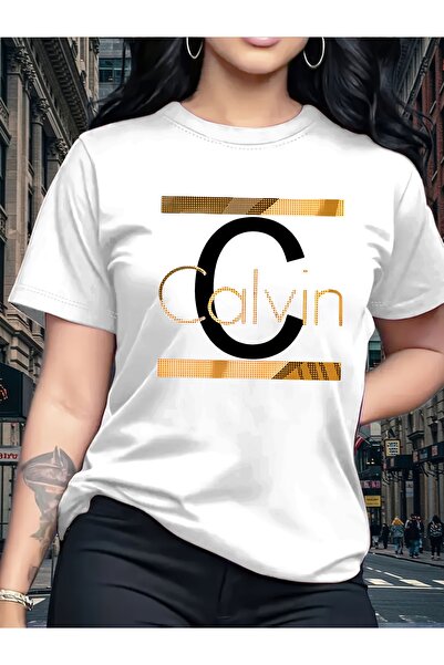 799 Letter Print Round Neck Short Sleeve T-Shirt, Christmas Women's Clothing ...