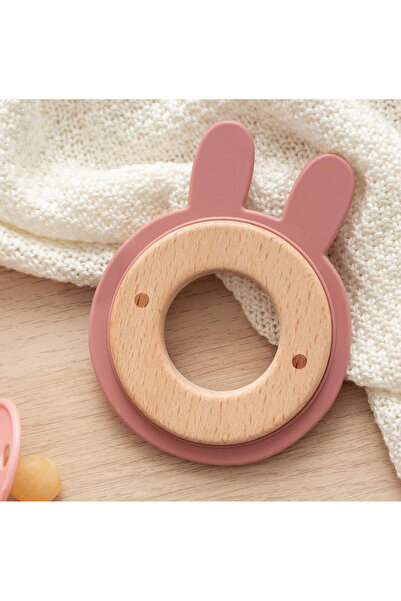 Kiokids Σιλικονούχα Οδοντοφυΐαστρα Κουνελάκι Ροζ 8εκ.