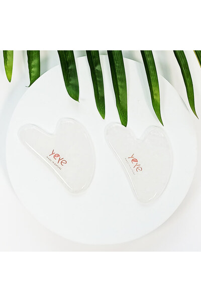 YEYE Made In Nature Piatră Gua Sha pentru masaj și relaxare – Cristal Yeye
