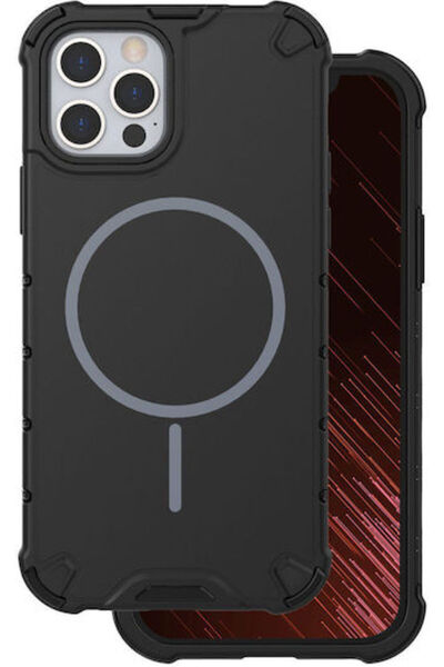 Defender 2 σε 1 Μαγνητική Θήκη για iPhone 12 Μαύρη
