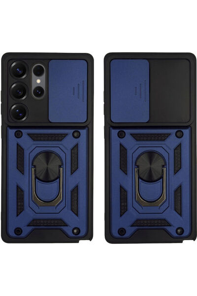 Other Θήκη Τηλεφώνου Ring Armor Campro Sonique για Samsung Galaxy S25 Ultra Μπλε
