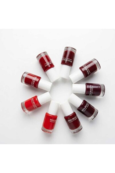 real beauty Real Beauty Permanent Nail Polish Set - Classic Red and Burgundy ...
