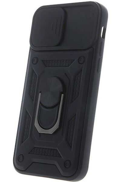 OEM Defender Συρόμενο Πλαστικό Μαγνητικό Μαύρο Κάλυμμα Πλάτης (Xiaomi Mi 11)