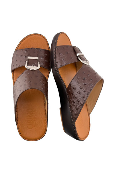 Cirino (OS-2000 ) Handmade Arabic Men's Slippers | Outdoor Arabic Sandals For...