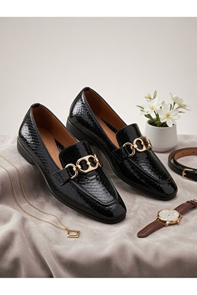Kemal Aygün -Genuine Leather Women's Loafer Shoes