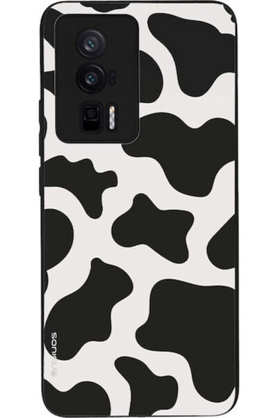 Other Sonique Θήκη Σειράς Animal Print για Xiaomi Poco F5 Pro 5g - Αγελάδα 01
