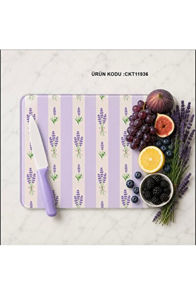 Lüks dekoratif cam kesme tablası
