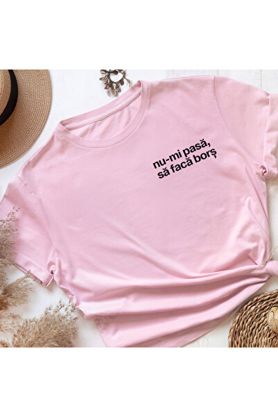 OEM Tricou ” nu-mi pasă, să facă borș ” unisex, bumbac 100%