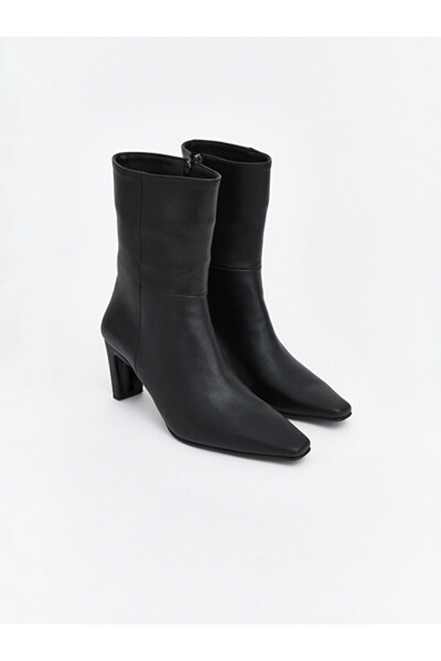 LC Waikiki I Leather-Look Women's Heeled Boots from Freezen Store