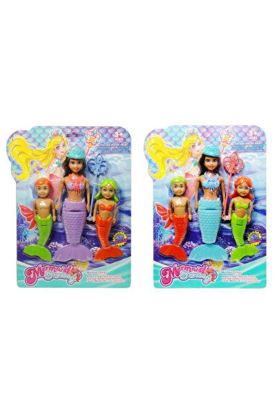 Swede Set papusi sirena SWEDE, cu mecanism cu intoarcere, din vinil, Multicol...