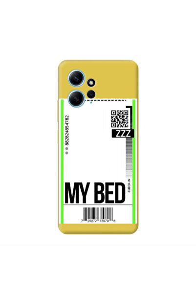 Other Xiaomi Redmi Note 12 4G My Bed ZZZ Yellow Colored Silicone TPU Θήκη
