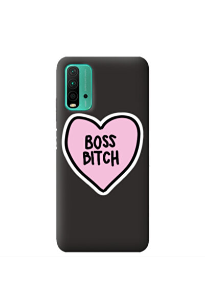 Other Xiaomi Poco M3 Boss Bitch Black Colored Silicone TPU Θήκη
