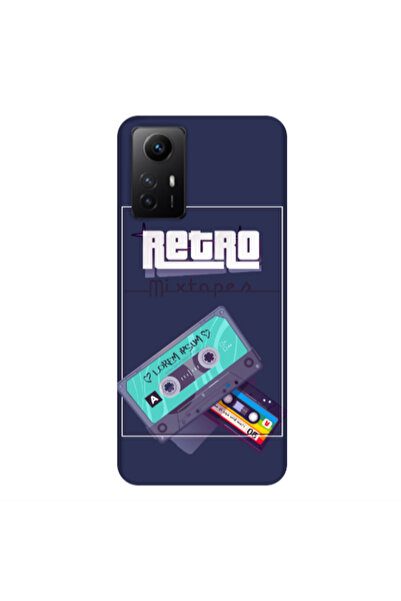 Other Xiaomi Redmi Note 12s Mixtapes Dark blue Colored Silicone TPU Θήκη