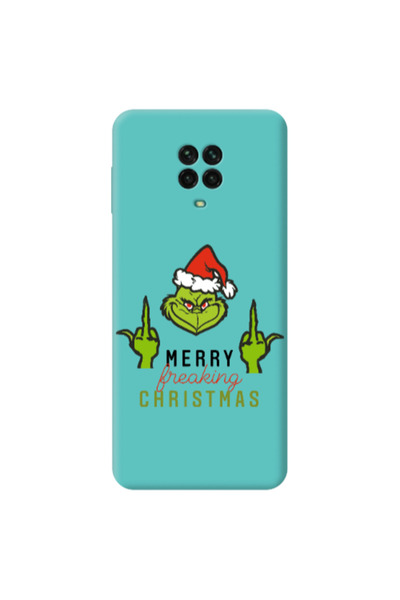 Other Xiaomi Redmi Note 9 Pro Merry Christmas44 Turquoise Colored Silicone TP...
