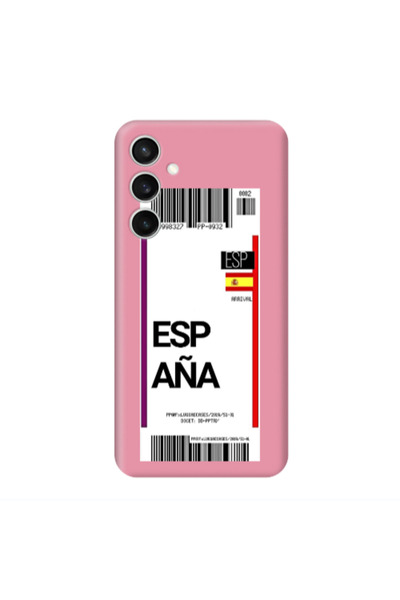 Other Samsung S23FE Espana Arrival Pink Colored Silicone TPU Θήκη