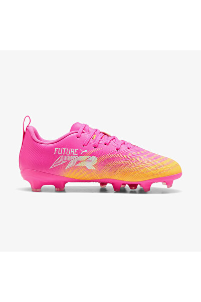 Puma Future 9 Play Fg/Ag Çocuk Pembe Çim Saha Kramponu