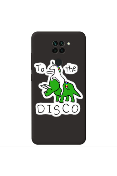 Other Xiaomi Redmi Note 9 To the disco Black Colored Silicone TPU Θήκη