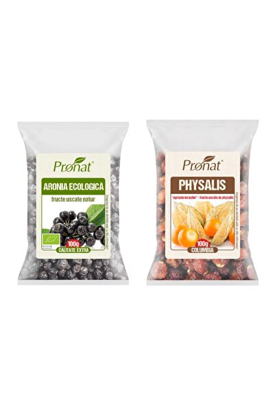 Pronat Pachet Superfructe – Aronia Bio Uscată 100g + Physalis Agrișele Incași...