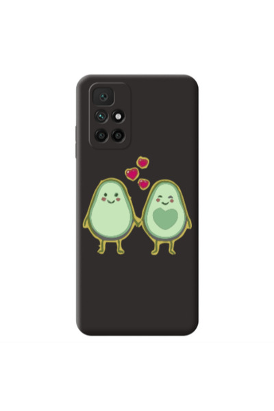 Other Xiaomi Redmi 10 2022 Avocados Black Colored Silicone TPU Θήκη