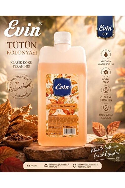 Evin Tütün Kolonyası 1 Litre 70°
