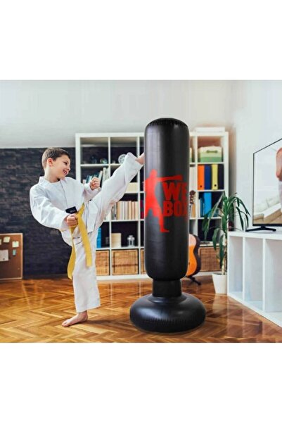 majesty Şişme Boks Torbası 120 Cm Ayaklı Çocuk Şişme Boks Çocuk-Kids