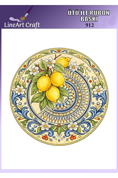 LİNEART Ütü ile Rub On Transfer Kağıdı - No: 912 30x30 cm