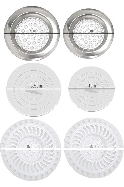 ARTC 6 Pc Sink Strainer drains sieve sink garbage strainer