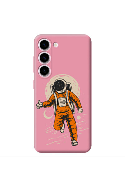 Other Samsung S23 Plus Hitchhike Pink Colored Silicone TPU Θήκη