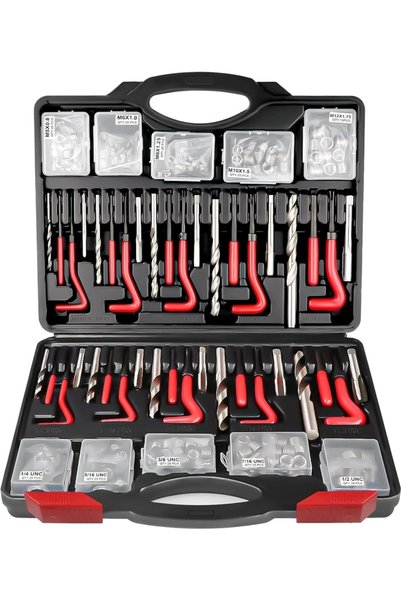 dorf 261 Parça Helicoil Set Vida Diş Tamir Seti Plastik Çantalı Full Set