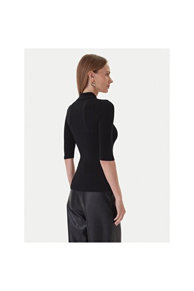 Kaos Pulover de damă RI1NT053 Negru
