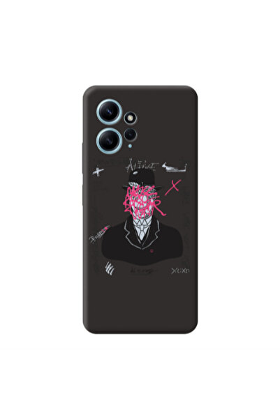 Other Xiaomi Redmi Note 12 4G Awes Black Colored Silicone TPU Θήκη