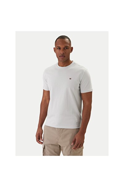 Napapijri Tricou bărbătesc NP0A4H8DHCC1 Bej