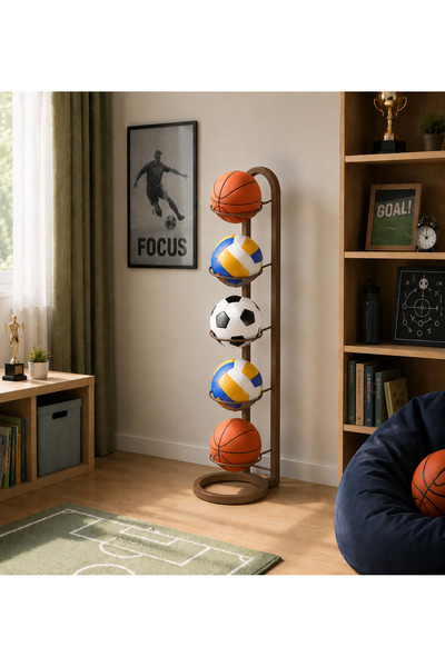 df doffo.com.tr creative furniture designs 5-Shelf Ball Basket Multi-Tier Bal...