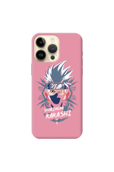 Other Apple iPhone 13 Pro Max Anime Mangoo Pink Colored Silicone TPU Θήκη