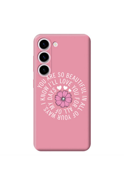 Other Samsung S23 Plus Your Ways Pink Colored Silicone TPU Θήκη