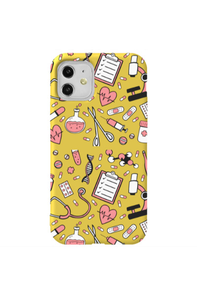 Other Apple iPhone 11 Laboratory Yellow Colored Silicone TPU Θήκη