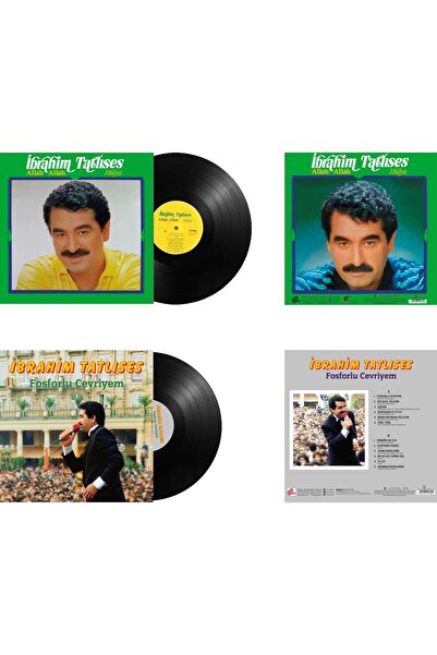 esenshop İbrahim Tatlıses "Fosforlu Cevriye" ve "Allah Allah" 2'li Plak Set (...
