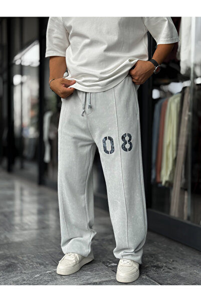 BYBASICMAN Ice Grey 08 Τυπωμένη Πλενόμενη Φόρμα ES-80-42