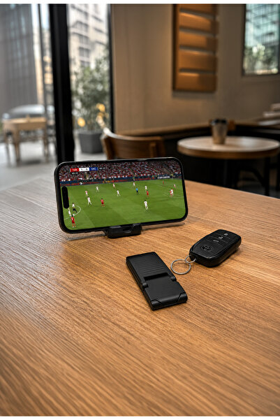 tarzınısec Esta3D 3’ü 1 Arada Mini Telefon Tutucu Anahtarlık Charm – Siyah 3,...