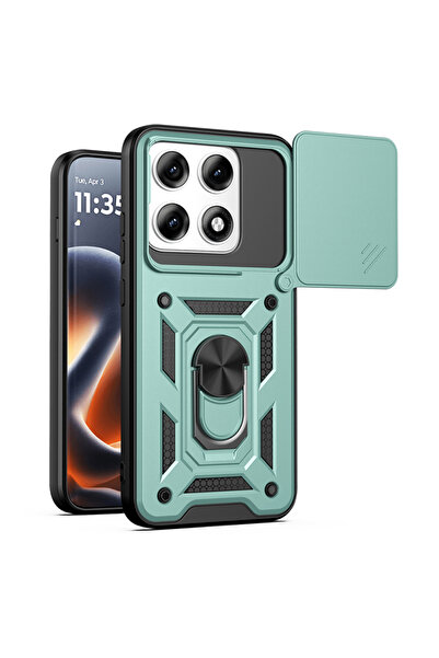 Techsuit Case for Motorola Edge 70 Pro, Techsuit, CamShield, Green