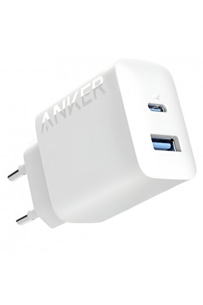 Anker Incarcator Retea 312, 20W, 3A, 1 x USB-A - 1 x USB-C, Alb A2348G21
