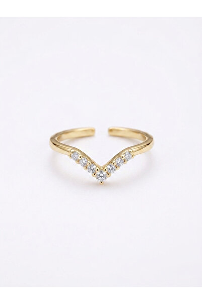 VAREVİA Stoned V Ring