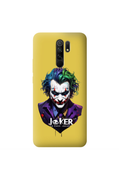 Other Xiaomi Redmi 9 Le amer Joker Yellow Colored Silicone TPU Θήκη