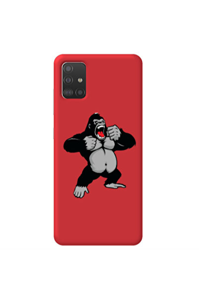 Other Samsung A51 Angry Gorilla2 Red Colored Silicone TPU Θήκη