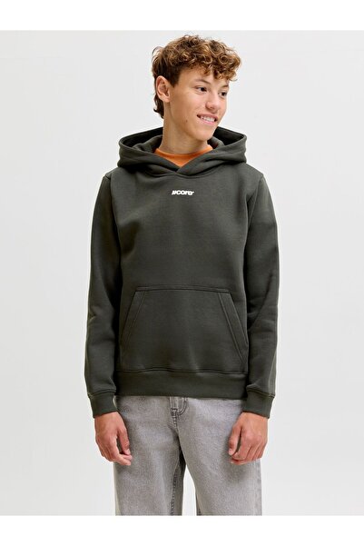 Jack & Jones Junior Kapuzenpullover Rückenprint Kapuzenpullover Boys